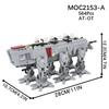 MOOXI Космические войны Шагающая машина Модель MOC Кирпичи DIY Диорама Игрушки для взрослых и детей Набор строительных блоков Подарки Монтессори Декорация