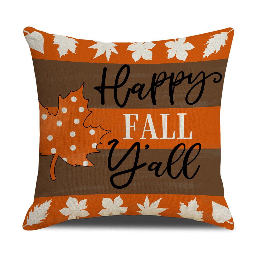 Autumn Harvest Festival Pillow Cover Autumn Festival Sofa Pillow Cover Bedside Cover Bedside Cover Back