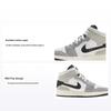 Air 1 Mid SE Craft GS Inside Out — Детские кроссовки Cement Grey Black White Tech-Grey FD9091-002