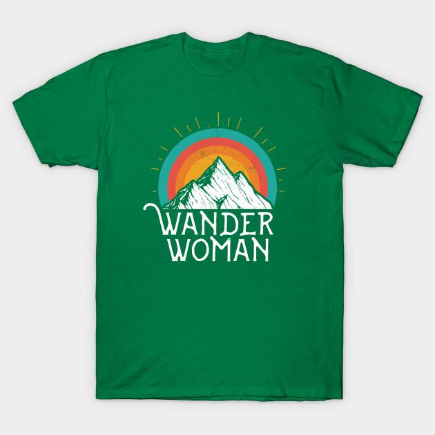 Модная унисекс футболка Wander Woman Турист Альпинист Принт с изображением похода Футболка Большого размера S-5XL Футболка 100% Хлопок Топы С круглым вырезом Футболки с коротким рукавом