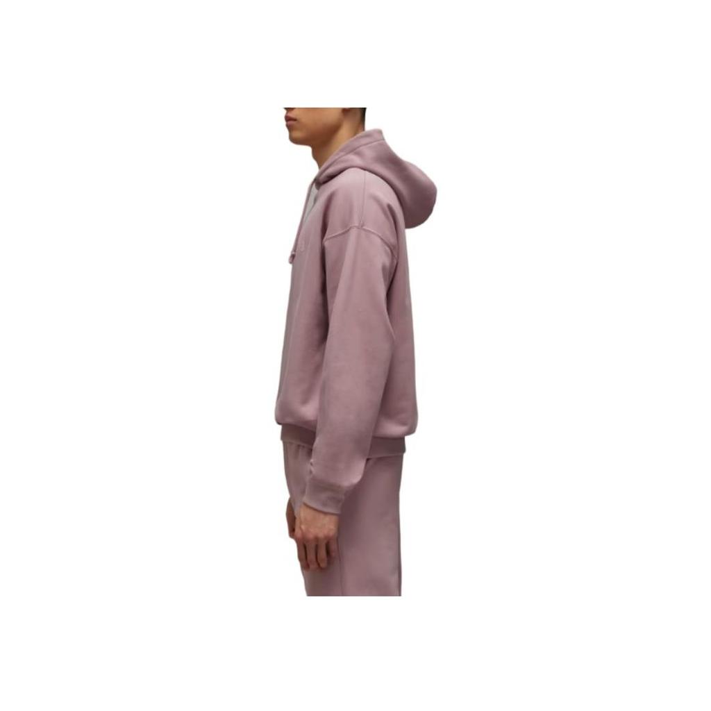 Y-3 Однотонный худи со шнурком, спущенным плечом и длинными рукавами, унисекс, розовый JD9819