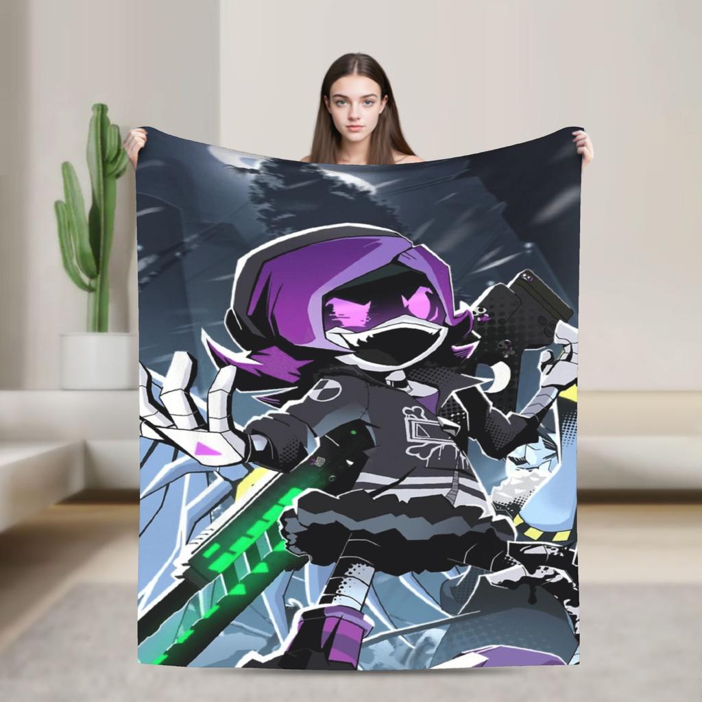 Murder Drones Blanket Quality Super Soft Bedding Throws Winter Children Home Decor Aesthetic Bedspread