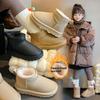 New Winter Velvet and Thick Cotton Boots for Boys and Girls Fashionable and Comfortable Soft-soled Non-slip Short Boots