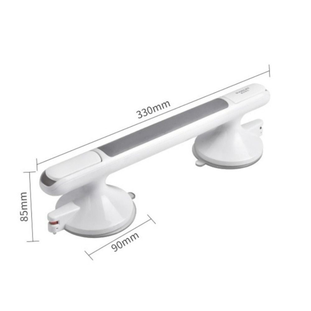 Non-slip Shower Handle Armrest Grab Bars White Barrier-free Handrail Bathroom