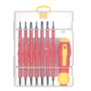 13pcs Insulated Screwdriver Set Precision Screwdriver Magnetic Slotted Phillips Pozidriv Torx Bits For Electrician Hand Tool