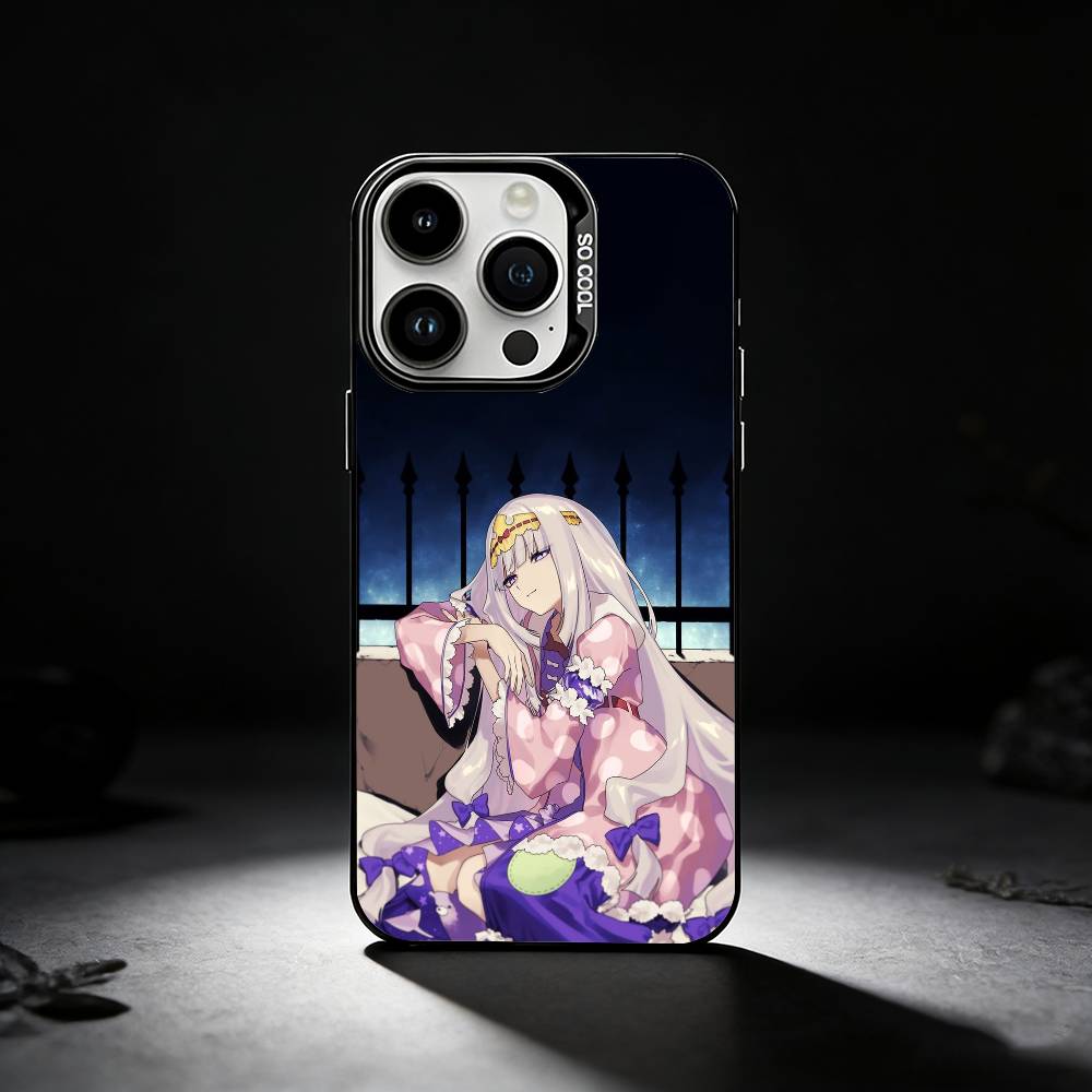 S-Сонный демон C-Замок Чехол для телефона Для iPhone 17,16,15,14,13,12,11 Plus,Pro Max,XS,Цветной серебристый чехол для телефона