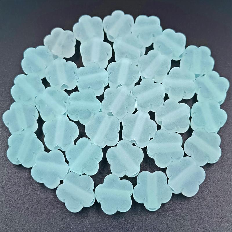 Изготовление ювелирных изделий Цветок сливы 10 шт. Форма цветка 15 мм Ожерелье Браслет DIY Аксессуары Прозрачные Для Матовых Бусин Акриловые Украшения Для Волос