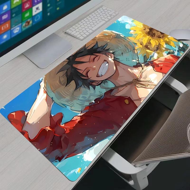One Piece Luffy Computer Mouse Pad Gamer Mouse Pads Large Gaming Mousepad XXL Desk Mause Pad Keyboard Mouse Carpet for LOL