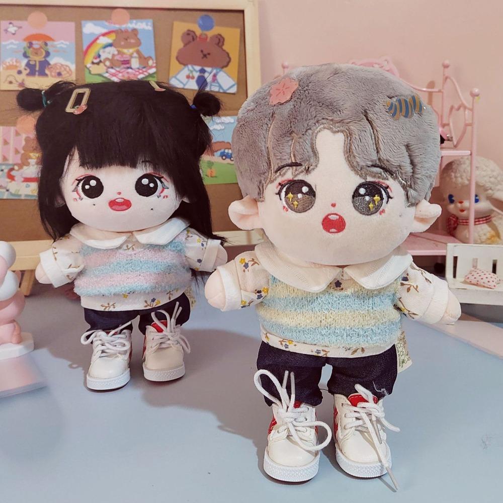 1 set Jeans Cotton Doll's Clothes Striped Sweater No Attribute Doll Clothes 20cm Cotton Doll