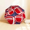 Football Patterned Umbrella: Automatic Opening & Closing, Portable Design, Ideal for Fans, Travelers, Everyday Use - Perfect Gift!1125113a