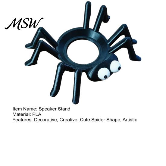 Ornament for Balcony Spider Shape Table Stand Holder Compatible with Alexa Echo Dot 4/5 & Living Room Display Piece HomePod Mini, Decorative