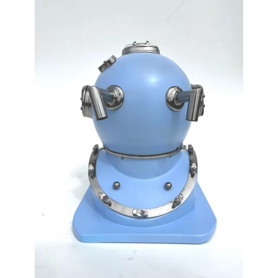Scuba Anchor Scuba Diving Helmet Replica | Anchor Engineering Diving Helmet | Sky Blue Diving Helmet | Marine Scuba Diving Divers Helmet