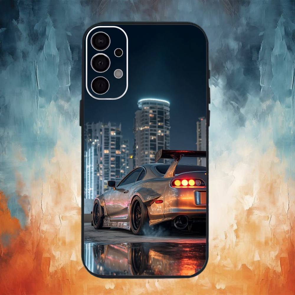 Крутой чехол для телефона s-u-p-r-a-MK 4 для Samsung S26,25,24,23,22,21,20,30,Ultra,Plus,Fe,Lite Черный корпус