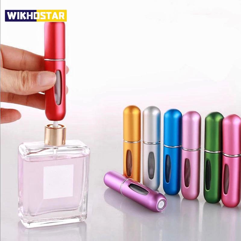 Portable 5ml Mini Refillable Perfume Spray Bottle - Travel Atomizer In Multiple Colors