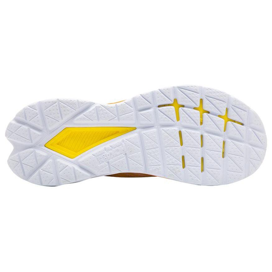 HOKA One One Carbon Plate Racing Road Fabric Non-Slip Wear-Resistant Breathable Low-Top Running Shoes Men Sneakers Beige Blue 1127893-SILL