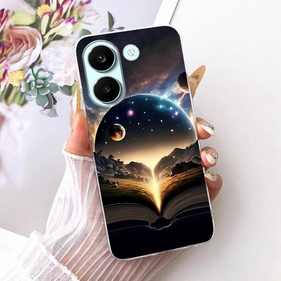 Чехол для Xiaomi Poco X8 Pro 5G Милый Чехол с Рисунком Сердечка Мягкий Тонкий Чехол для Телефона Для Xiaomi Poco X8 Pro Max PocoX8 Pro 5G