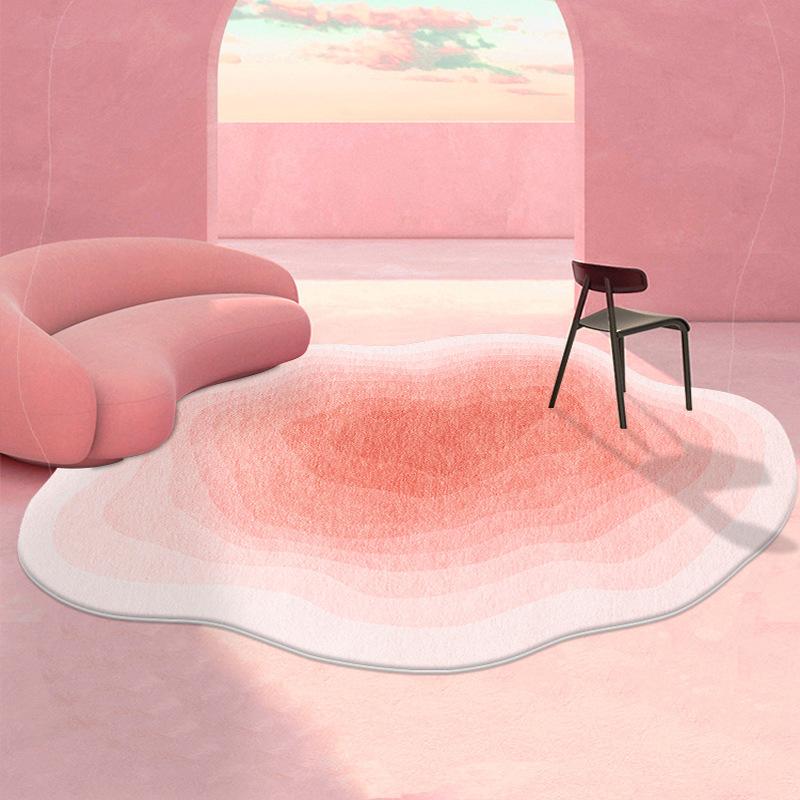 Крем-стайл Гостиная Имитация Кашемира Ковер Удобный Мягкий Спальня Гостиная Домашний Декор Офис Пол Профилированный Коврик