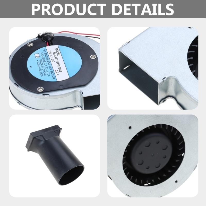 Electric BBQ Fan Chimney Starter Cooking Barbecue Smelting Metal Fans 12V