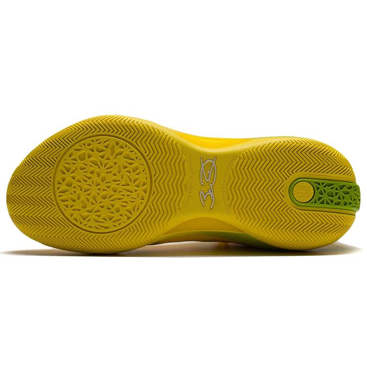 Li Ning Shadow 3 Амортизирующие Скользкие Устойчивые к истиранию Низкие Баскетбольные Кроссовки Мужские Киви Желтый Летние ABPS041-2