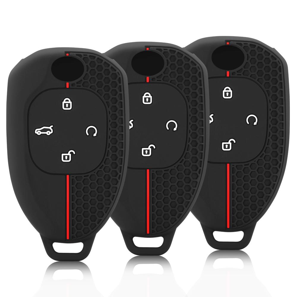 Silicone Car Smart Key Case Cover Shell For GAC Trumpchi GS4 GM8 GA3 GA6 GA4 GS5 GS3 Legend GS8 Empow J11 J12 J13 J14 J15 J16