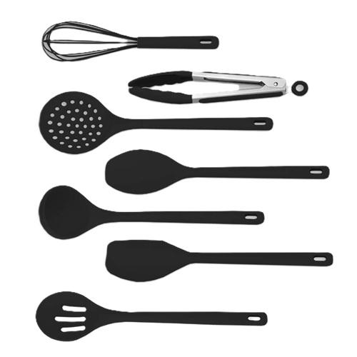 Zestaw 8 Silikonowych Przyborów Kuchennych | Maestro Mr-1542-Black