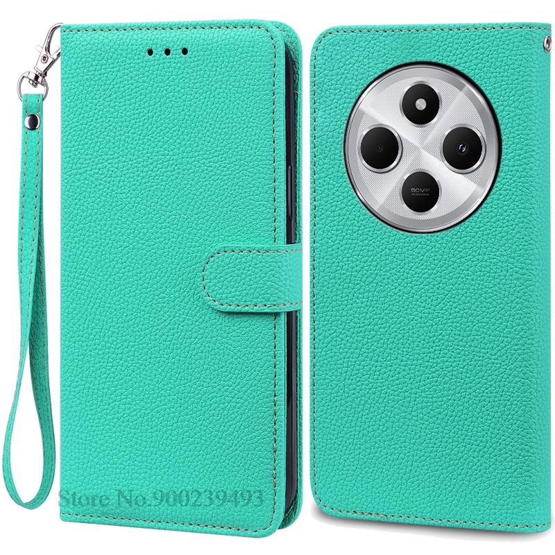 For Redmi 14C 4G Case Soft Silicone Pu Leather Wallet Flip Case For Xiaomi Redmi 14C Case Stand Book Cover For Redmi 14 C Fundas