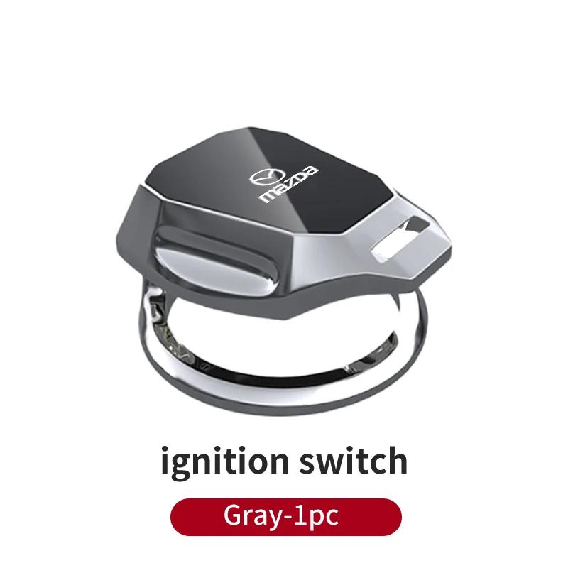 Rotary Ignition Start Stop Button Protector for Mazda CX-5 CX-30 3 6 Axela Atenza CX-4 CX-8 CX-9 Auto Supplies Decor