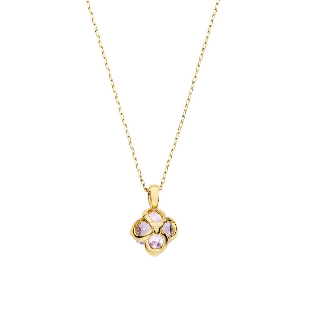 Vendome Necklace K10 Yellow Gold Light Amethyst GJVN050542AM [Official] [VIH Aoyama]