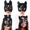 Sexy Toys Sex Mask Half Mask Party Cosplay Punk Slave Props PU Leather SM Mask BDSM Bondage Adult Play Masks Sex Toys For