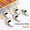 Metal Whistle Referee Sport Rugby Stainless Steel Whistles Soccer Football BasketballParty Training School Cheerleadingtools