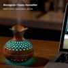 USB Hollow Wood Grain Humidifier Aroma Diffuser Atomizer Household Humidifier Hydrating Instrument Desktop Humidifier