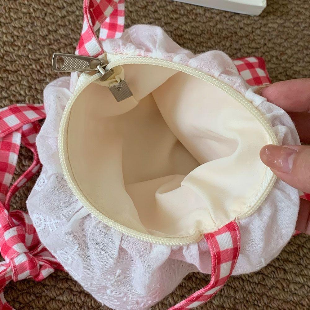 Large Capacity Mobile Phone Bag Bow Tie Element Women Crossbody Bag Shoulder Bag  Travel