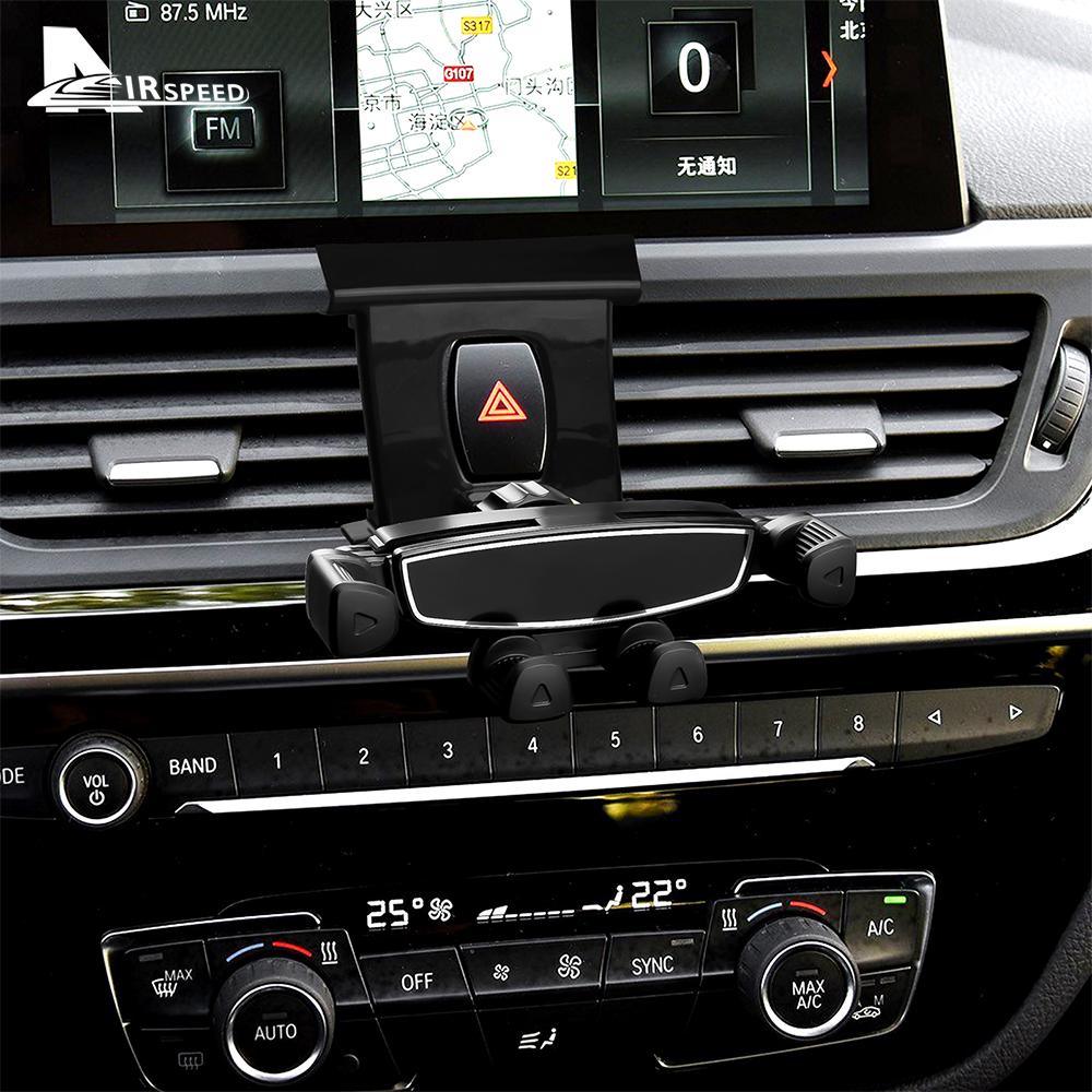 AIRSPEED Phone Holder for BMW 1 Series F20 F21 2012-2018 Fixed Base Bracket Wireless Charging Dedicated Mobile Gravity Air Vent