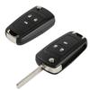 2/1Pcs 2-Button Folding Key Housing Replacement Folding Key For Opel Astra J Corsa E Cascade Zafira Karl Auto Key Accessories