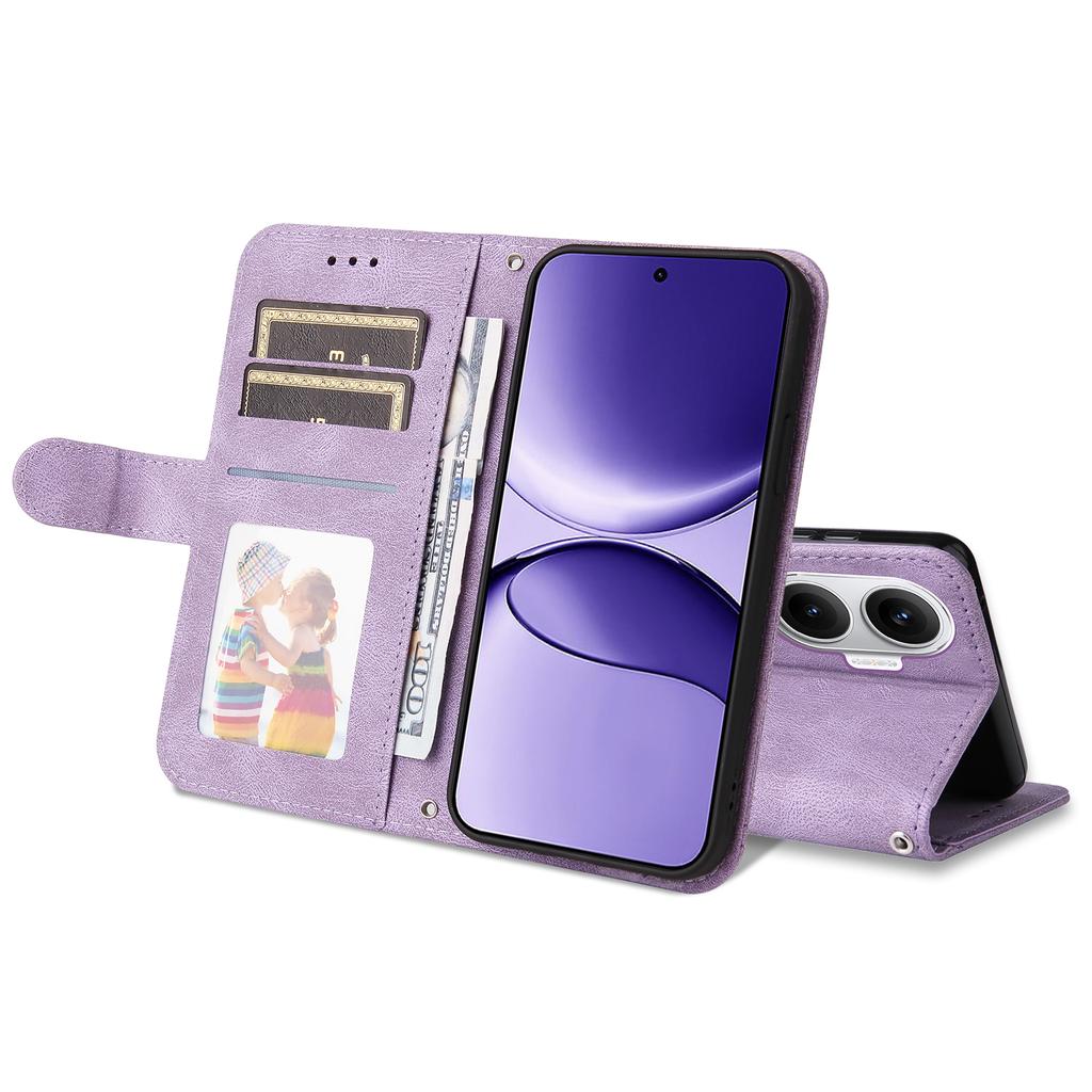 Кожаный чехол-кошелек для Xiaomi Poco F7 5G/Redmi Turbo 4 Pro 5G, чехол для телефона с приятным на ощупь покрытием, подставка, ремешок