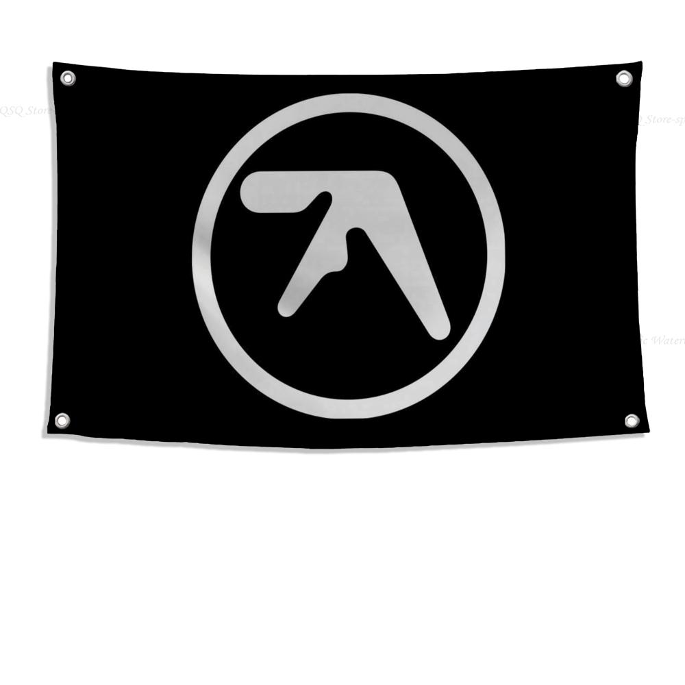 1 шт. Флаг Aphex Twin Richard D James Флаги и Баннеры Четырехдырочный Флаг Полиэстер Декор для улицы Эстетика комнаты