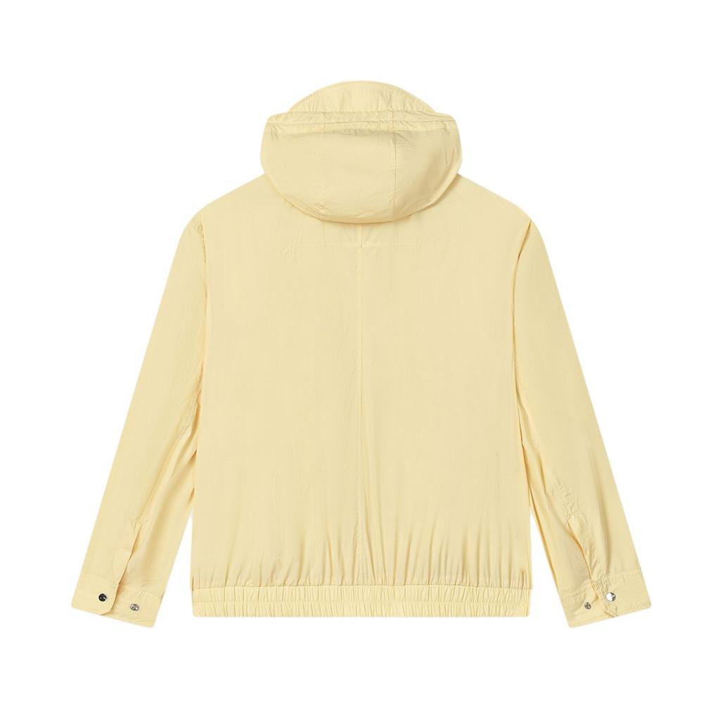 Fila Мужская куртка Milano Series Fashion Casual с капюшоном и длинным рукавом, цвет светло-зрелый-пшенично-желтый F11M525703F-YE