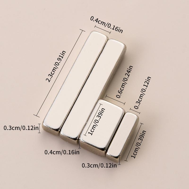 4Pcs Manicure Multi-Function Magnet Nail Salon Cat Eye Long Strip Magnet French Cat'S Eye Nail Stick Set For Uv Gel Tools
