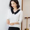 Женский трикотажный пуловер Yiliteng с кукольным воротником