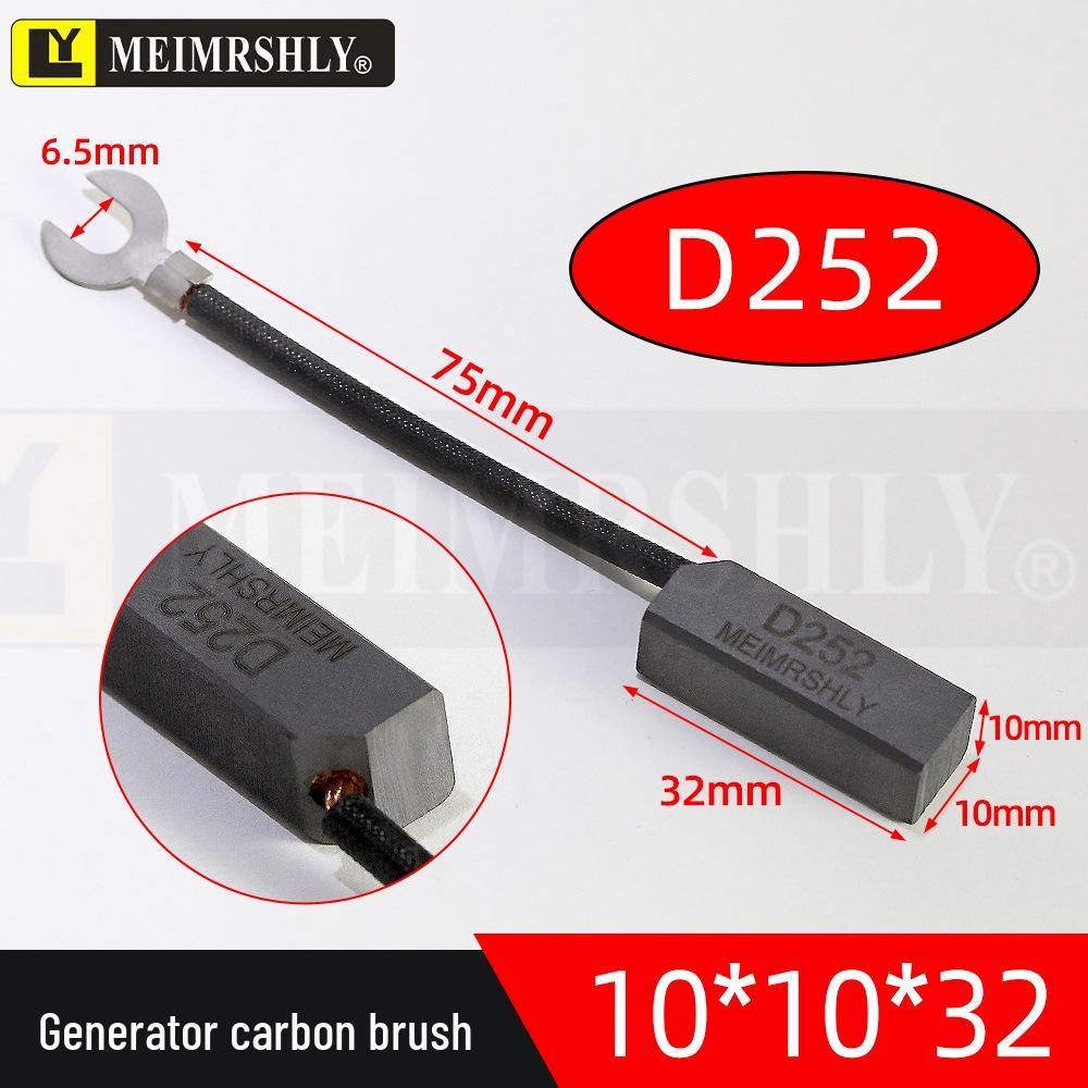 High-Quality 10x10x32mm Graphite Motor Brushes for Creasing and Die-Cutting Machines