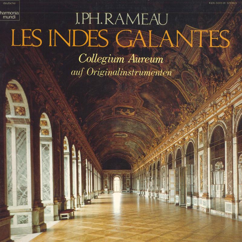 LP Record COLLEGIUM AUREUM - Jean-philippe Rameau KUX3092 HARMONIA MUNDI Japan Classical Used