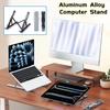 Aluminum Zinc Zinc Alloy Laptop Cooling Bracket Lifting Foldable Laptop Stand Notebook Support Base  Home
