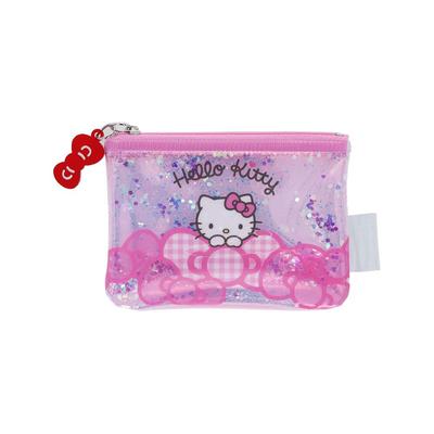 Канцелярские товары Sanrio Characters Мини-кошелек с пайетками Hello S2336952 Sun-Star, Китти, Розовый,