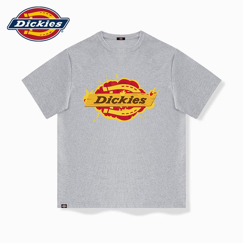 Мужская футболка Dickies свободного кроя, с коротким рукавом, из чистого хлопка