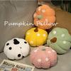 Cute Colorful Polka Dot Pumpkin Pillow Toy For Halloween Decor