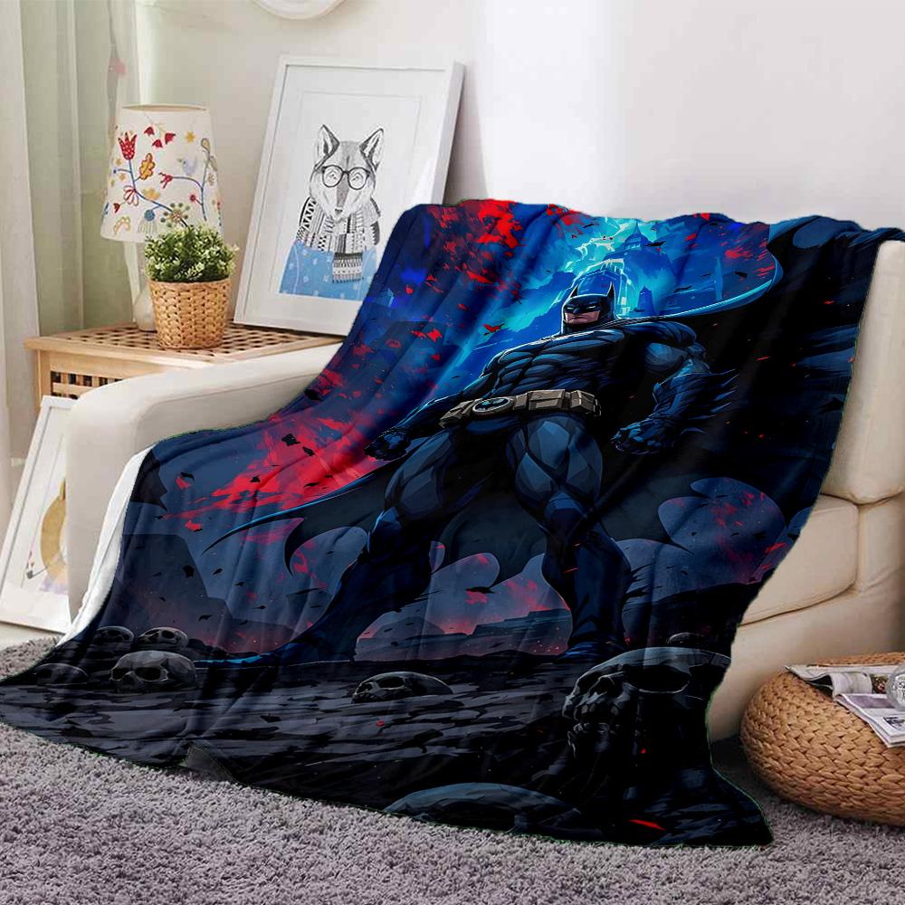 Dc Batman Blanket Soft Warm Cozy Great for Seaside Bedding Office All-Season Use Warmthful Decor Birthday Christmas Gift Blanket