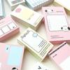100 Sheets/pc Cartoon Memo Pad Sticky Note To Do List Check List Planner Notepad for Staff Students Stationery Journaling