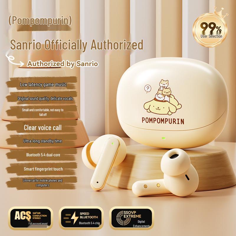 Sanrio Hello Kitty Bluetooth Wireless In-Ear Earphones for Sports & Gaming