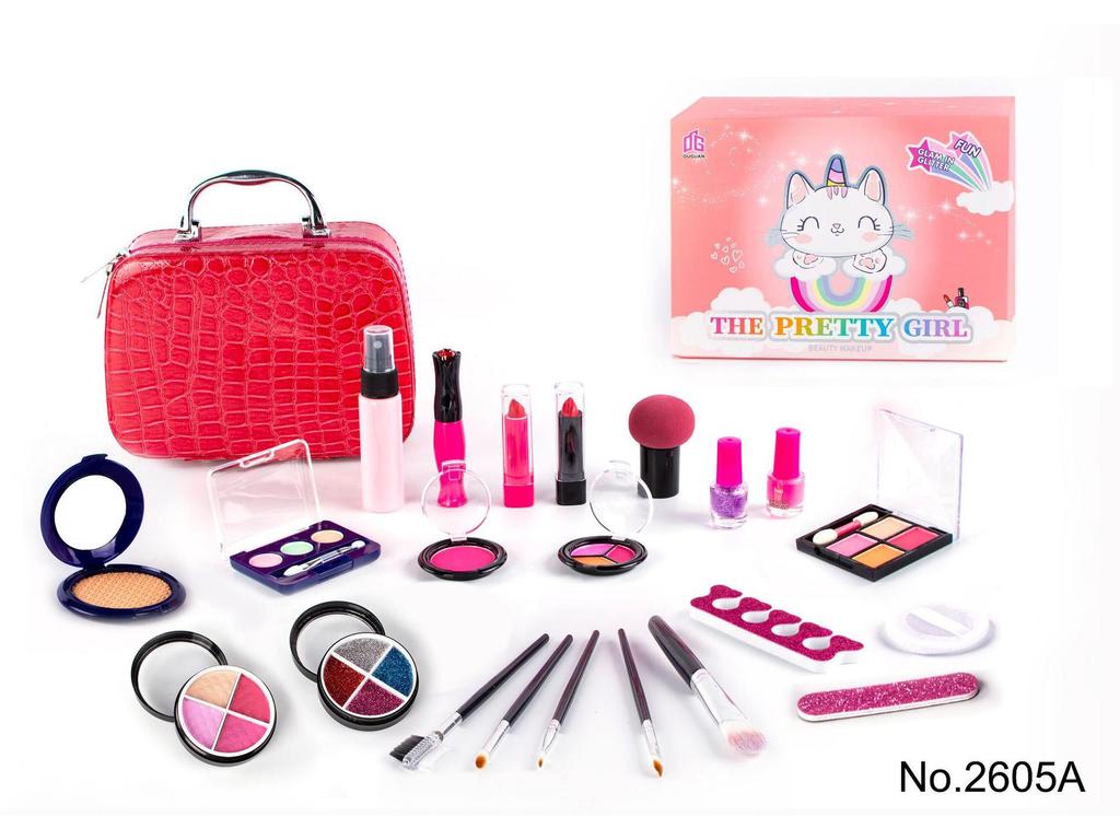 Mermaid Princess Children's Makeup Toy Set: Lipstick & Eyeshadow