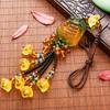 Chinese Fengshui Maitreya Beast  Pendant Keyring Accessories Car Key Pendant Guanyin Pendants